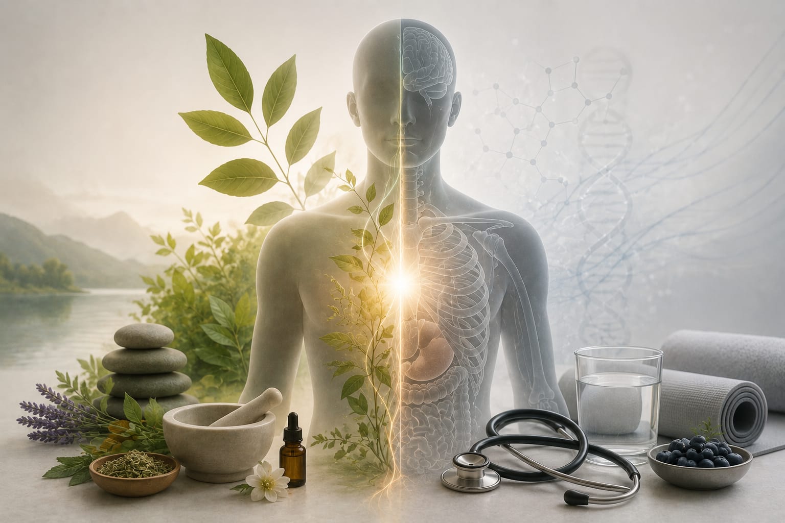 Elementos naturales y medicina integrativa