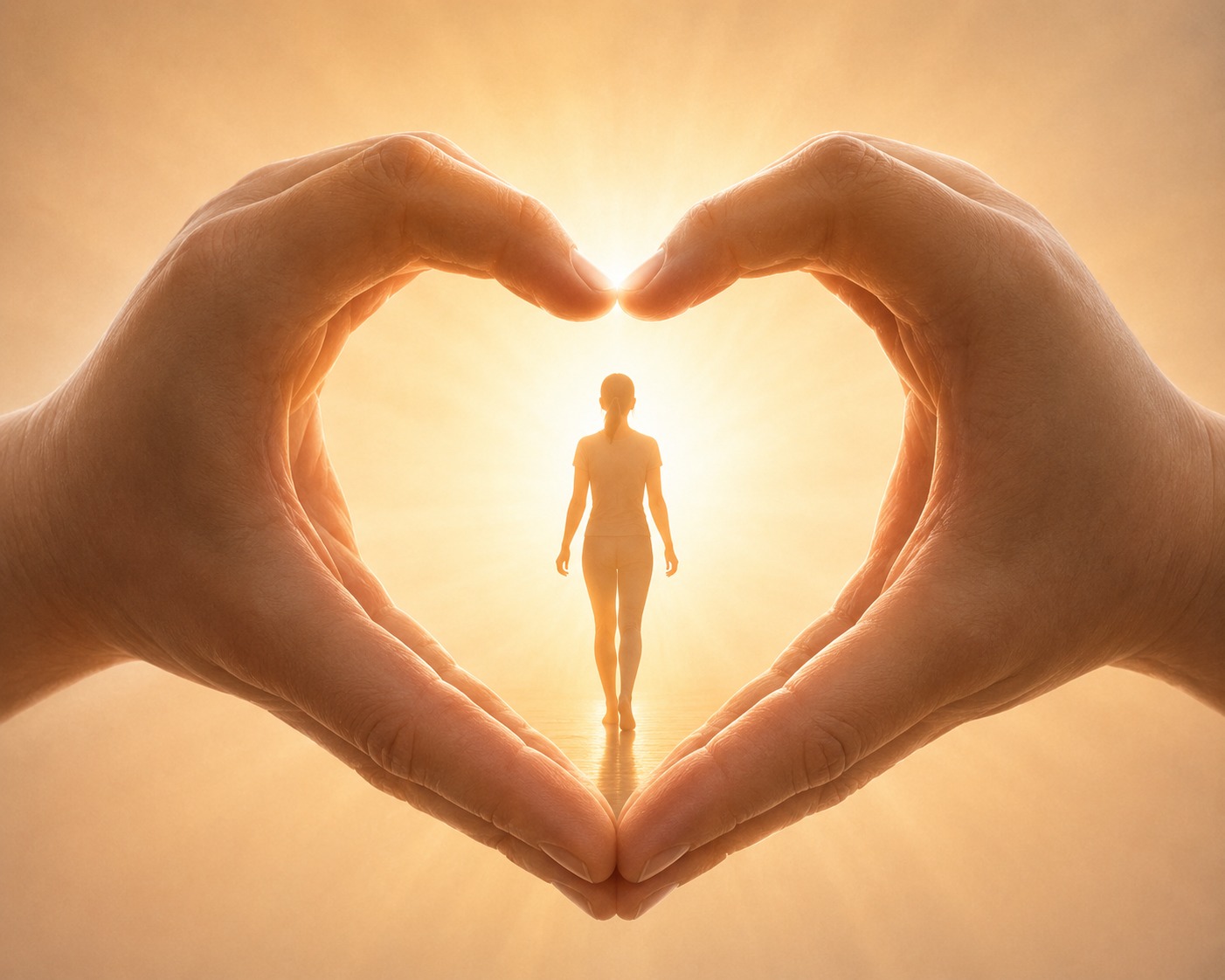 Persona en meditación y bienestar integral