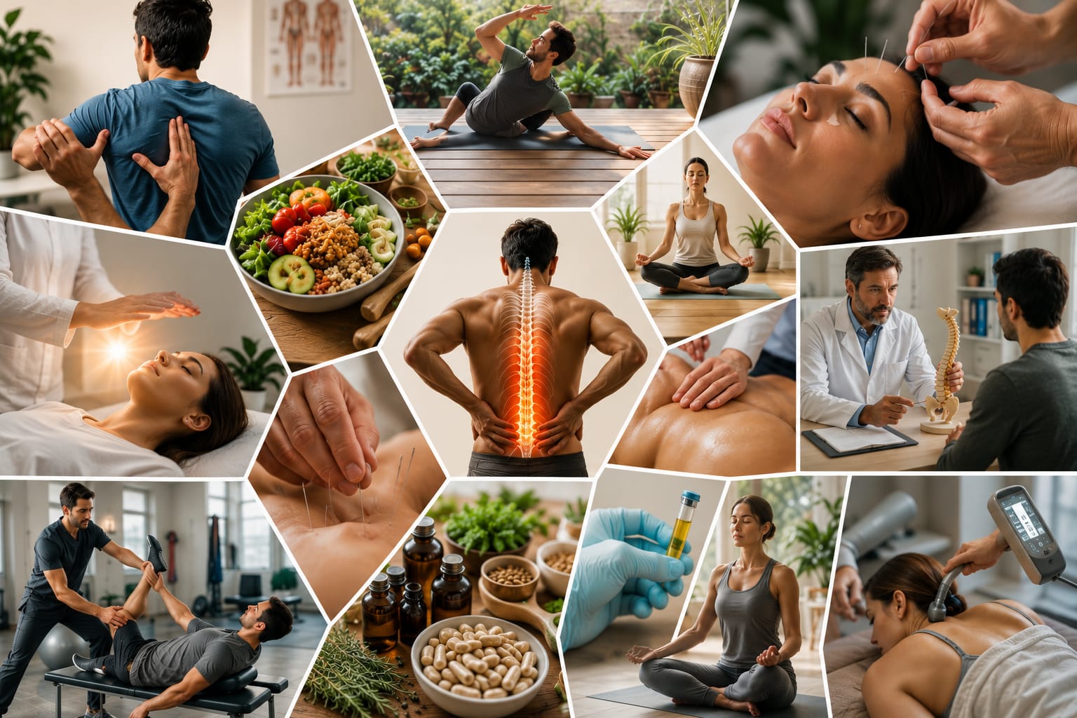 Manejo de dolor muscular con terapias integrativas