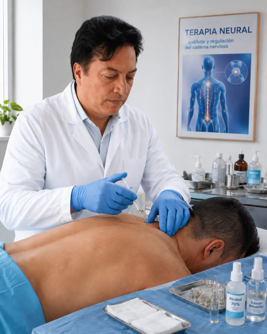 Terapia neural aplicada por profesional de salud